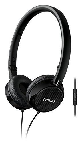 Philips FS3MBK Auriculares con micrófono Auricular con Graves Ricos FS3 M Negro