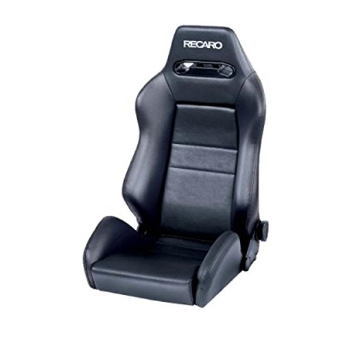 Recaro RC295070637 SR5 Speed Asiento Deportivo de Piel Artificial para Piloto y Copiloto, Negro