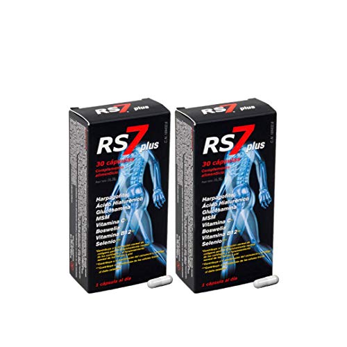 RS7 Articulaciones Plus 60 Cápsulas + Muestra gratuita Crema Fisio Forte