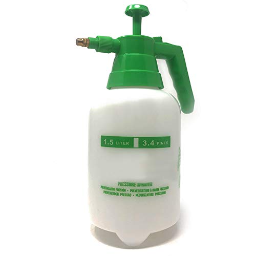 Space Home - Pulverizador Atomizador - Botella Pulverizadora con Bomba de Presión - Boquilla Ajustable - 1,5 L