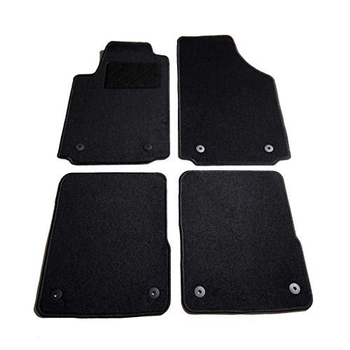 UnfadeMemory Alfombrillas para Coche 4 Piezas para Audi A2 2000-2005,Gran Ajuste y Agarre,Resistente a la Abrasión,Gris Antracita