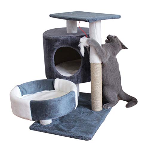 Yongfeng Cat Tree and Tower, Marco de Escalada de múltiples Capas Cat, Centro de Actividades de Escalada de Cat Game House, Tablero de arañazos Cat, Plataforma de Salto Cat y apartamento Cat Torre de