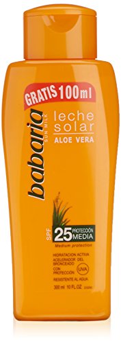 Babaria Sun Line Leche Solar Aloe Vera Spf25 200Ml + 100 gratis