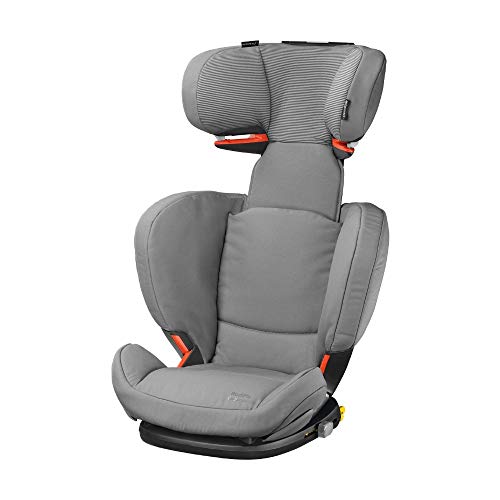 Bébé Confort RODIFIX AirProtect, Silla de auto para niño con ISOFIX, R44/04, reclinable, segura y ligera, desde los 3.5 hasta los 12 años, 15-36 kg, gr. 2/3, Concrete Grey (gris)