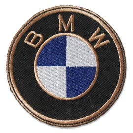 B.M.W. LOGO 7,6 CM Parche, Parches Termoadhesivos,Parche Bordado Para la Ropa Termoadhesivo