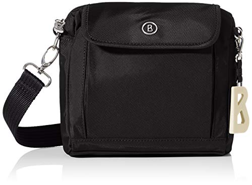 Bogner BOGNERVerbier Justa Shoulderbag SvzMujerShoppers y bolsos de hombroNegro (Black) 8x18x19 centimeters (W x H x L)