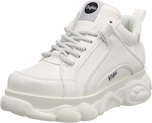 Buffalo Corin, Zapatillas Altas para Mujer, Blanco (White 000), 39 EU