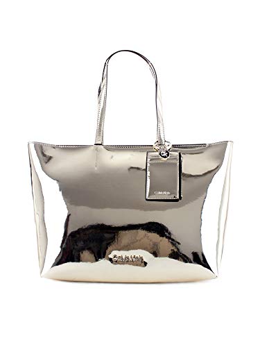 Calvin Klein - Ck Must Psp20 Med Shopper M, Bolsos totes Mujer, Dorado (Champagne), 0.1x0.1x0.1 cm (W x H L)