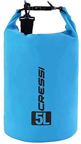 Cressi Dry Bag Mochila Impermeable para Actividades Deportivas, Unisex Adulto, Azul Claro, 10 L