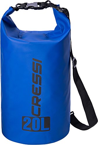 Cressi Dry Bag Mochila Impermeable para Actividades Deportivas, Unisex Adulto, Azul Oscuro, 15 L