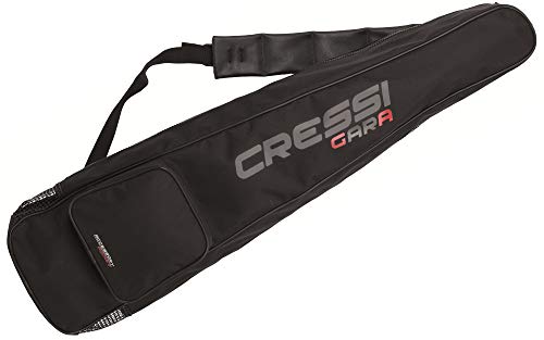 Cressi Gara Bolsa para Aletas Largas-con Bolsillo, Negro, 95x25x22