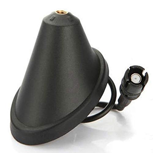 dljztrade Antena de Techo de Coche con Base de plástico Negro para VW Volkswagen Jetta Polo Golf Passat (1 Unidad)