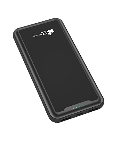 EC TECHNOLOGY Batería Externa 15000mah de PowerBank de diseño Bolsillo de Doble Salida USB 2.4A Cargador Móvil Portátil de Portable Charger de Bateria Portatil Carga Rapida para Smartphone y Tablet