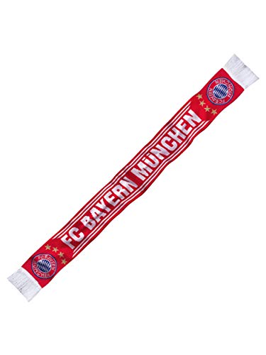 FC Bayern München - Bufanda, Color Rojo y Blanco