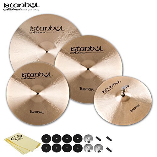 Istanbul JF-T-PRO-PACK Platillos tradicionales Mehmet Pro Pack con accesorios y paño de pulido