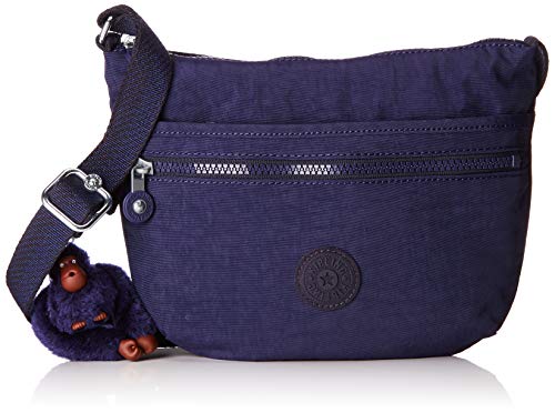 Kipling Arto S, Bolso bandolera para Mujer, Azul (Active Blue), 25x21x3 cm