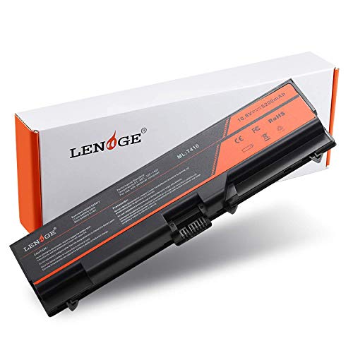 Lenoge Laptop Batería de ion de litio de alto rendimiento para Lenovo IBM Thinkpad E40, E50, 0578 E420 E425 E520 E525 L410 L412 L420 L421 L510 L512 L520 Sl410 Sl510 T410 T420 T510 T520 10.8 V 5200 mAh