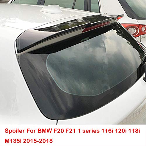 LSYBB Spoiler Trasero Material De ABS Spoiler De ala Trasera del Coche para BMW F20 F21 1 Serie 116i 120i 118i M135i 2015-2018 Negro