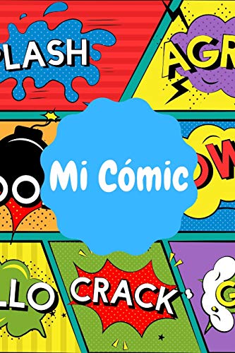 Mi Cómic: Cómic en Blanco con Viñetas | 110 Páginas para desatar tu Creatividad | Distintos Tipos de Viñetas | Cómic o Tebeo En Blanco Para Dibujar