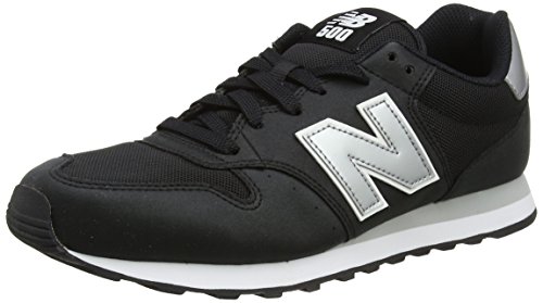 New Balance 500 Core, Zapatillas para Hombre, Negro Black Silver Black Silver, 42.5 EU