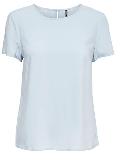 Only Onlfirst One Life SS Solid Top Noos Wvn Blusa, Cashmere Blue, 42 para Mujer