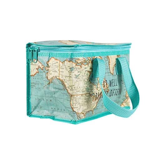 Sass & Belle TOTE061 - Bolsa nevera vintage mapa