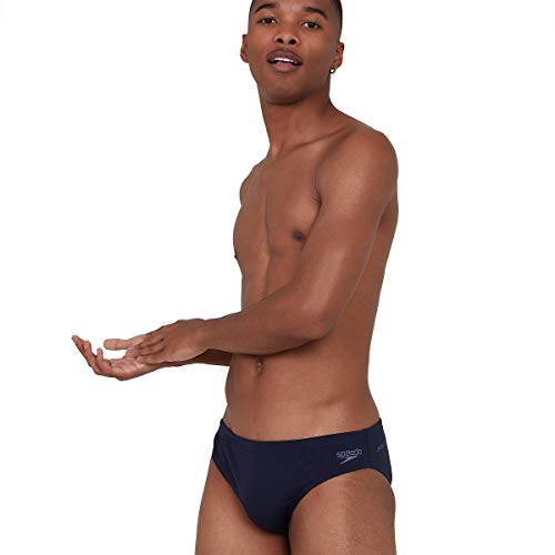 Speedo Essentials Endurance + De 7 Cm Bañador Tipo Slip, Hombre, Azul Marino auténtico, 38 (ES 95 CM)