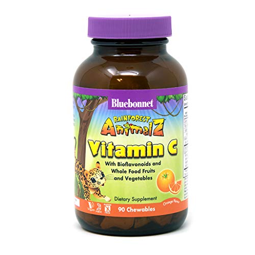 Súper Tierra, la selva tropical Animalz, Vitamina C - Bluebonnet Nutrición