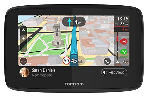 TomTom GO 520, GPS para coche, 5 pulgadas, llamadas manos libres, Siri y Google Now, actualizaciones via Wi-Fi, traffic para toda la vida mediante smartphone y mapas mundiales, mensajes de smartphone