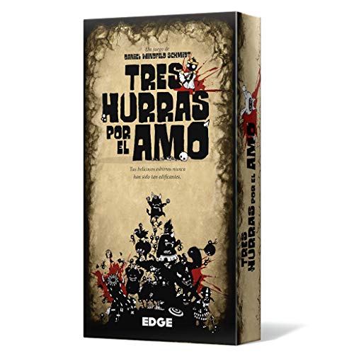 Tres Hurras por el Amo - Juego de cartas (Edge Entertainment EEAGTC01) , color/modelo surtido