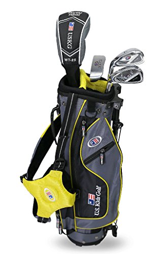 US kids Golf UL 42 Set Bolsa de Palos, Unisex niños, Amarillo, 4 a 6 años