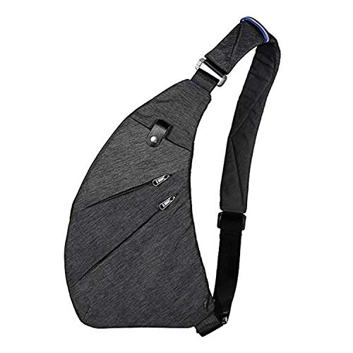 Wishliker Sling Bag Crossbody Bolsas de Hombro para el Pecho Deporte portatil para Caminatas al Aire Libre, Viajes