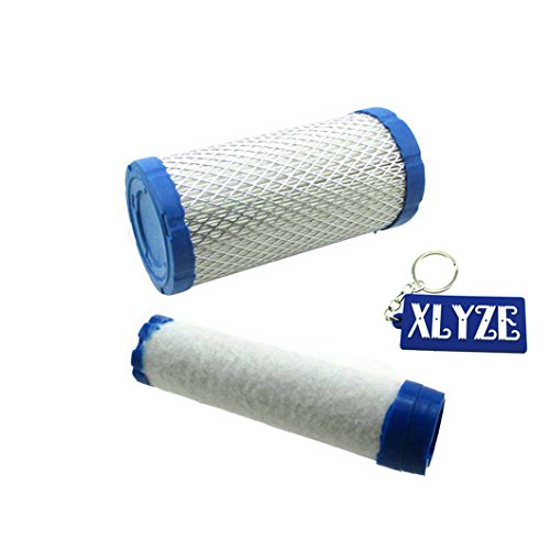 xlyze Filtro de aire para Briggs & Stratton 820263 385777 – 386442 386446 386447 Kohler 25 083 03-S 25 083 02-S John Deere m113621 miu10783