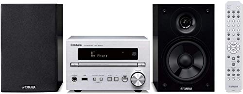 Yamaha MCR-B370D - Microcadena (Microcadena de música para Uso doméstico, Negro, Plata, 1 Discos, Bandeja, 30 W, De 2 vías)