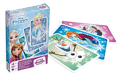 Cartamundi - Juego de Cartas de Frozen y Old Maid