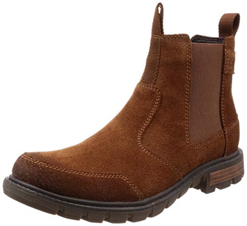 Cat Footwear Economist, Botas Chelsea para Hombre, Marrón (Rust Brown), 40 EU