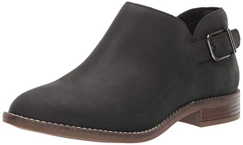 Clarks Camzin Pull, Botas Cortas al Tobillo para Mujer, Piel Negra, 39 EU