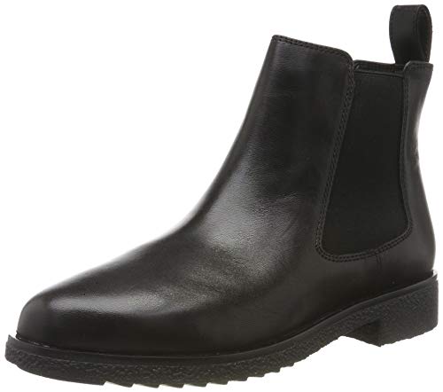 Clarks Griffin Plaza, Botas Chelsea para Mujer, Piel Negra, 36 EU