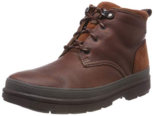 Clarks Rushwaymid GTX, Botas Chelsea para Hombre, Marrón (British Tan Lea), 42 EU