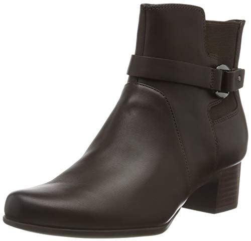 Clarks Un Damson Mid, Botines para Mujer, Marrón (Brown Leather Brown Leather), 42 EU