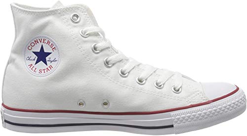 Converse AS HI CAN OPTIC. WHT M7650 - Botines de lona unisex, color blanco, talla 42.5