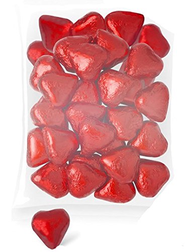 DISOK - Corazones Chocolate (Bolsa 140 Unids.) - Corazones Bombones para Bodas