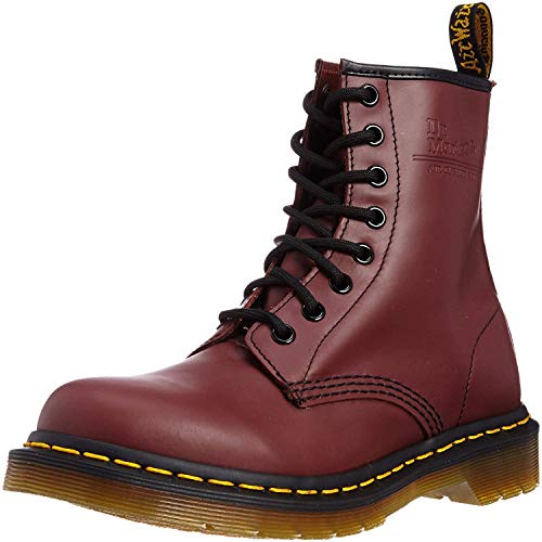 Dr. Martens 1460, Botas Militares Unisex, Rojo (Cherry Red), 37 EU