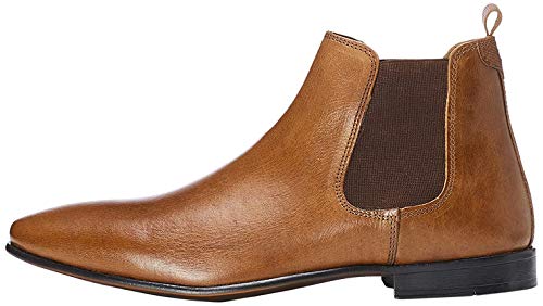 find. Botines Chelsea de Piel Hombre, Marrón (Tan), 40 EU