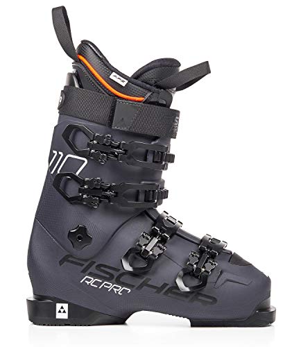 Fischer Unisex - Adultos RC Pro 110 Thermoshape Hombre Botas de esquí (2019), Mondo Point Tamaño: 27/27.5, Antracita