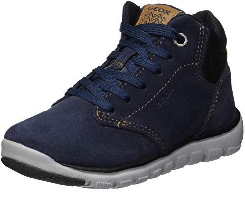 Geox J Xunday Boy A, Botas Chukka para Niños, Azul (Navy/Black C0045), 38 EU