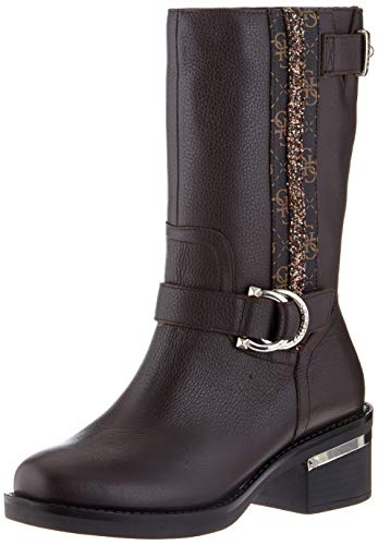 Guess Finnie S, Botas Altas para Mujer, Marrone Brown Brown, 36 EU