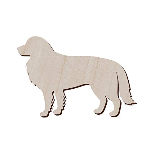 Juego de 10 bordes de madera Collie para manualidades y decoración, decoración de borde Collie – Border Collie Charm – Border Collie en blanco 5x3.3 pulgadas