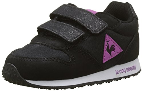 LE COQ SPORTIF Alpha Inf Princess, Botas para Bebés, Beige (Black/Meadow Mauve Noir), 21 EU