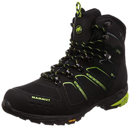 Mammut T AENERGY High GTX, Botas de Senderismo para Hombre, Negro (Black/Sprout 000), 40 2/3 EU